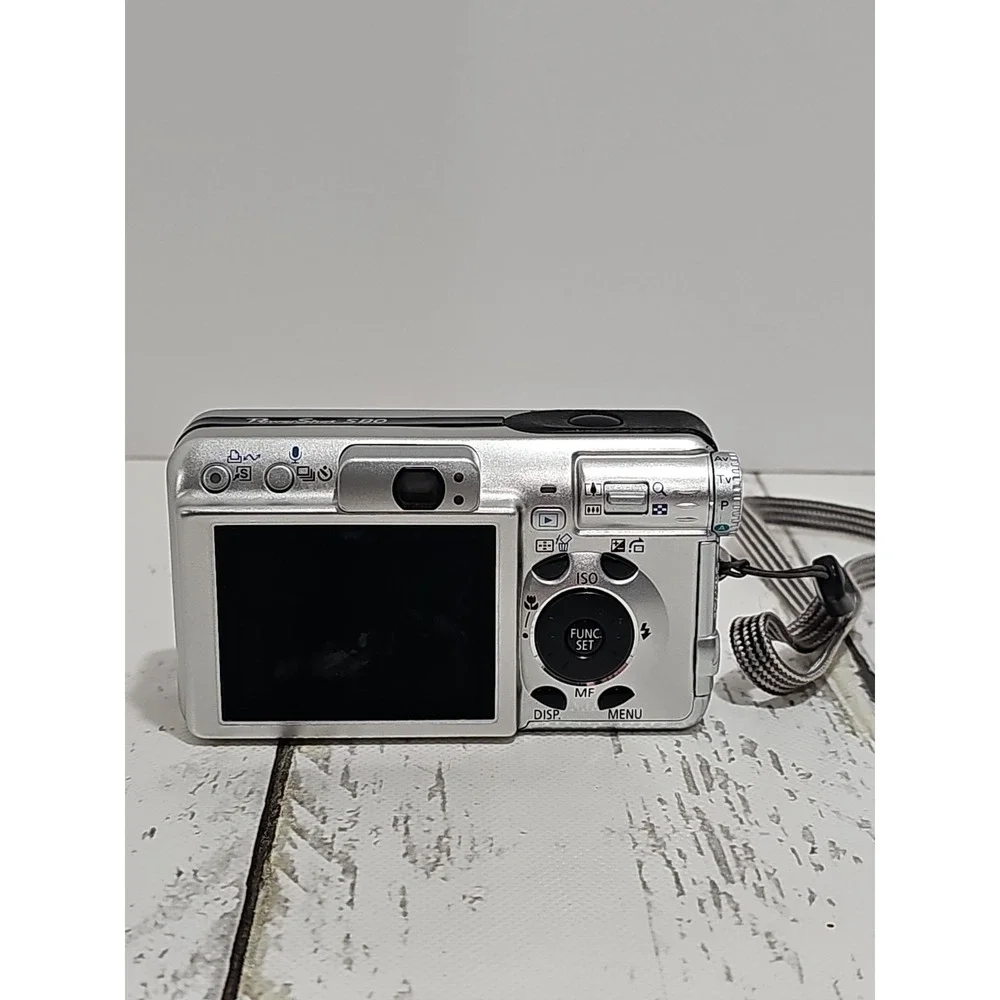 Canon PowerShot S80 8.0MP Digital Camera - Black And Silver - New Battery